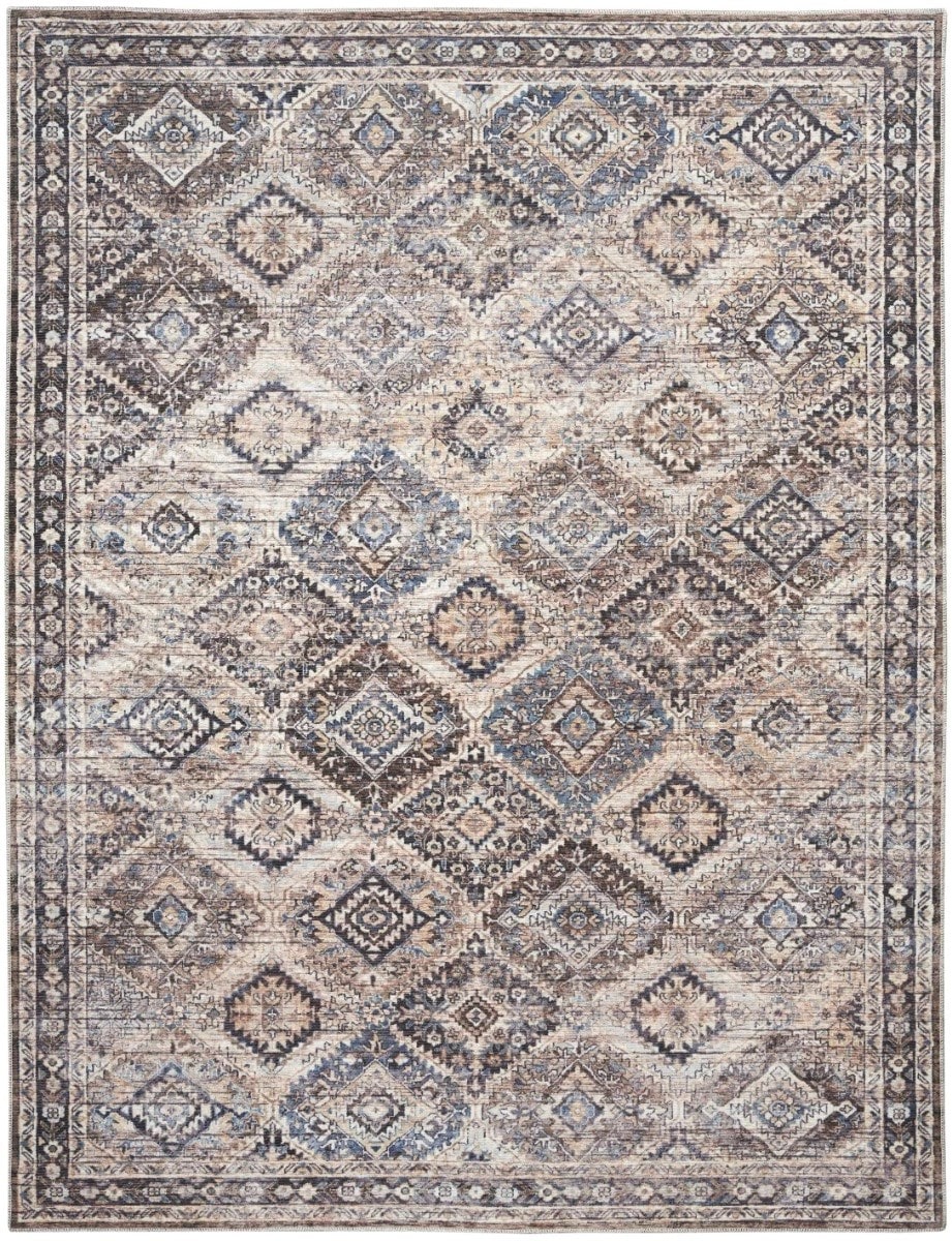NC1 7'10" x 9'10" Washable Rug Latte