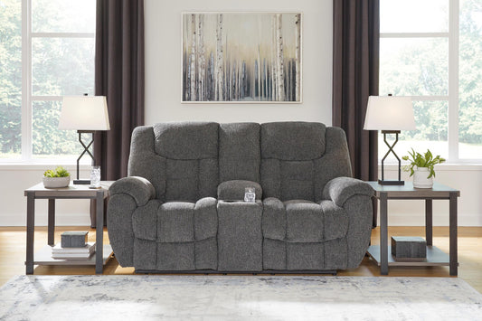 Foreside Reclining Console Loveseat - alternate view