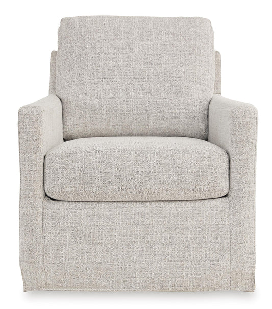 Nenana Next-Gen Nuvella Swivel Glider Accent Chair Stone
