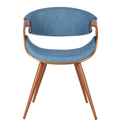 Butterfly Mid-Century Dining Chair Blue