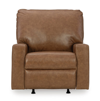 Bolsena Leather Rocker Recliner Caramel