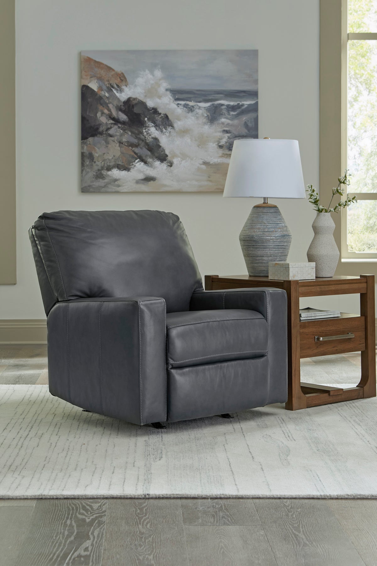 Bolsena Leather Rocker Recliner