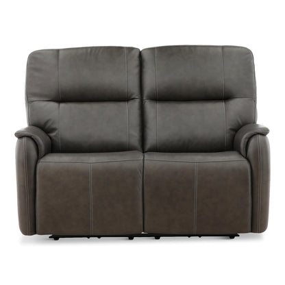 Flexsteel Walker Leather Power Reclining Loveseat