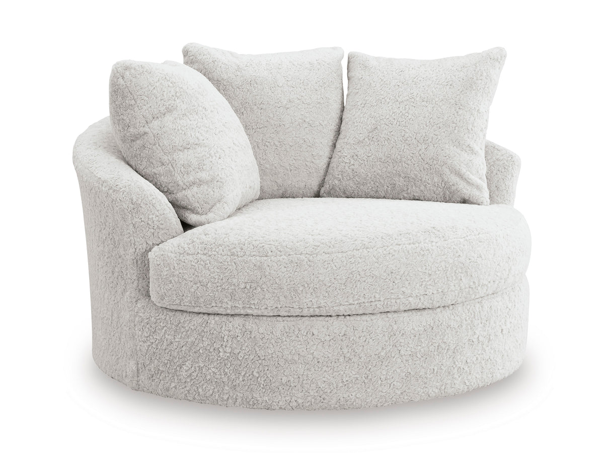 Snodoodle Oversized Swivel Accent Chair