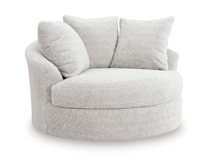 Snodoodle Oversized Swivel Accent Chair