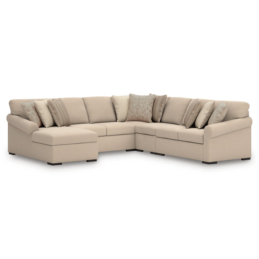LadyMae 5-Piece Sectional with Chaise Left-Facing - alternate view