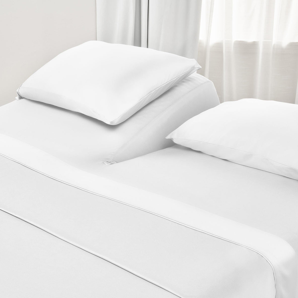 DriTec Split-Head Sheet Set White