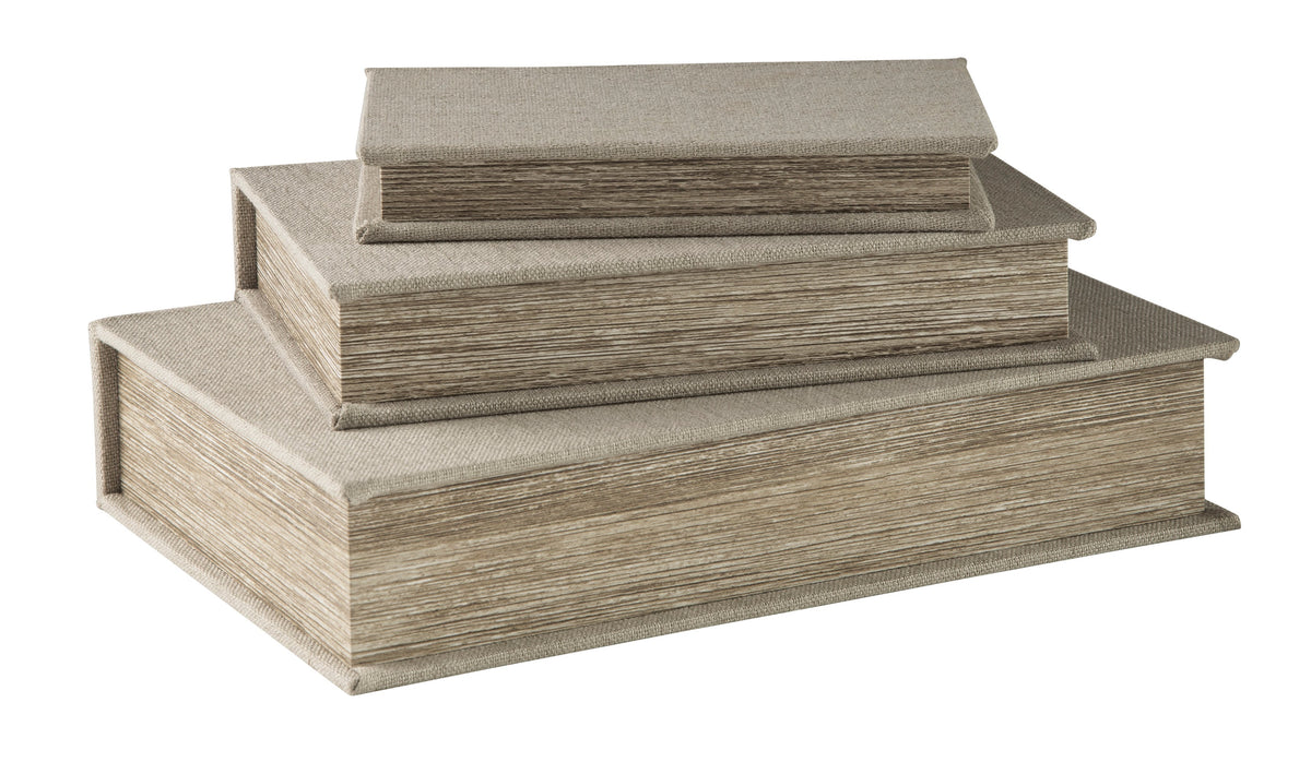 Ashley Jolina Box (Set of 3) Linen