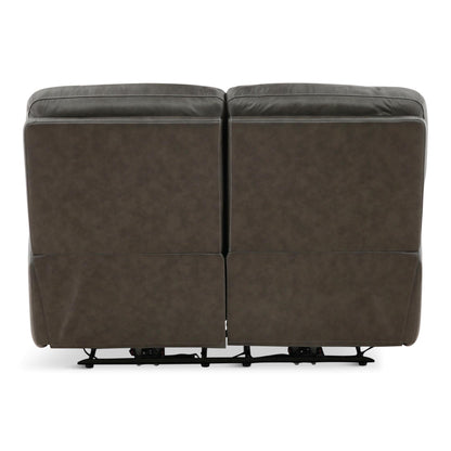 Flexsteel Walker Leather Power Reclining Loveseat