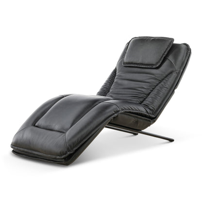 Infinity Lounger Leather Power Reclining Chaise with Audio