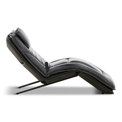 Infinity Lounger Leather Power Reclining Chaise with Audio