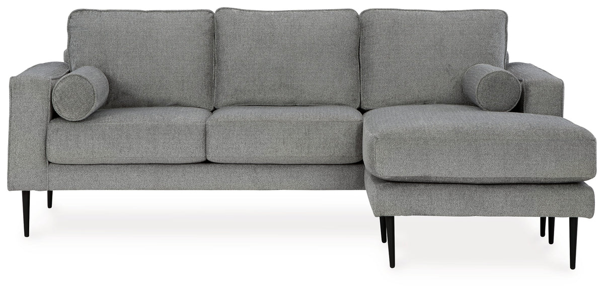 Hazela Sofa Chaise Charcoal