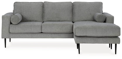 Hazela Sofa Chaise Charcoal
