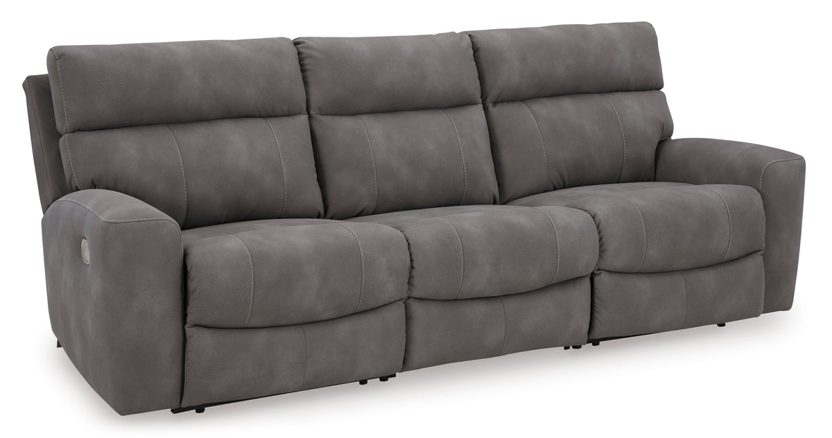 Ashley Next-Gen DuraPella Performance Fabric 3-Piece Dual Power Reclining Modular Sofa
