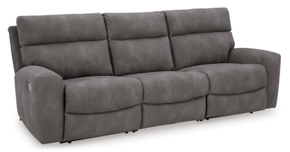 Ashley Next-Gen DuraPella Performance Fabric 3-Piece Dual Power Reclining Modular Sofa