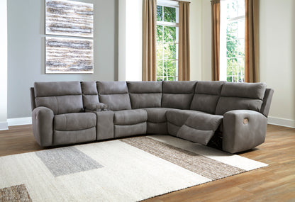 Next-Gen DuraPella 6-Piece Power Reclining Console Sectional