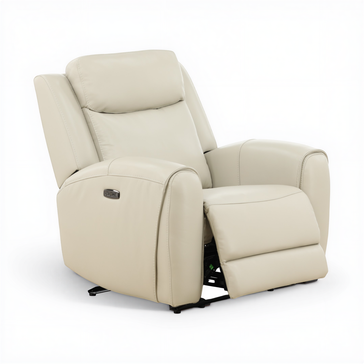 Lawrence Leather Power Recliner with Adjustable Headrest