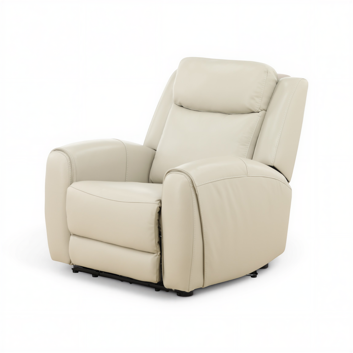 Lawrence Leather Power Recliner with Adjustable Headrest