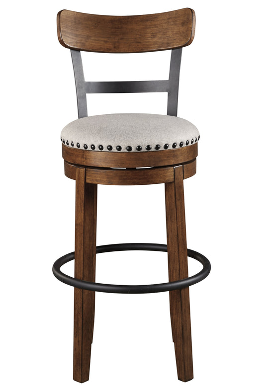 Valebeck Bar Height Bar Stool Brown