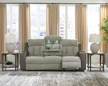 Stately Check Power Reclining Sofa