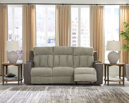 Stately Check Power Reclining Sofa