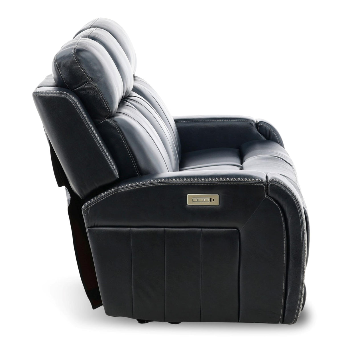 Hampton Leather Home Theater Sofa