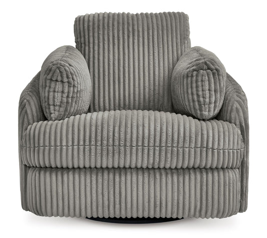 Tie-Breaker Swivel Glider Recliner Fog