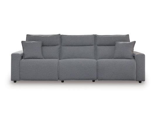 Ashley ModMax II 3-Piece Next-Gen Nuvella™ Performance Fabric Dual Power Reclining Modular Sofa