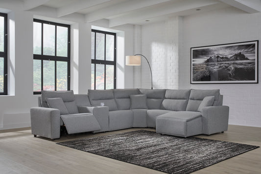 Modmax 6-Piece Power Reclining Sectional with Chaise - alternate view