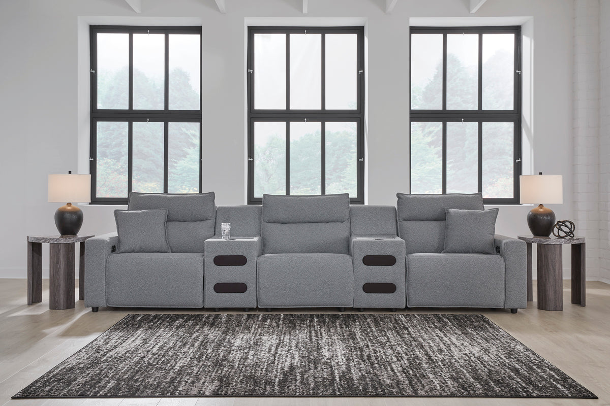 ModMax II 5-Piece Power Reclining Sectional with Audio Consoles