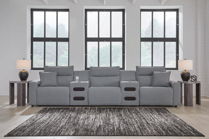 ModMax II 5-Piece Power Reclining Sectional with Audio Consoles