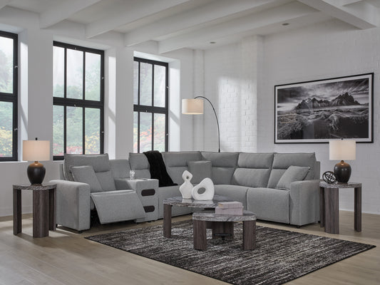 ModMax II 5-Piece Power Reclining Sectional with Audio Consoles - alternate view