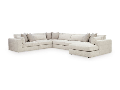 Ashley Stonecroft Manor 6-Piece Modular Sectional with Chaise