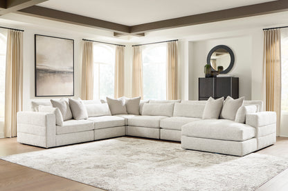 Ashley Stonecroft Manor 6-Piece Modular Sectional with Chaise