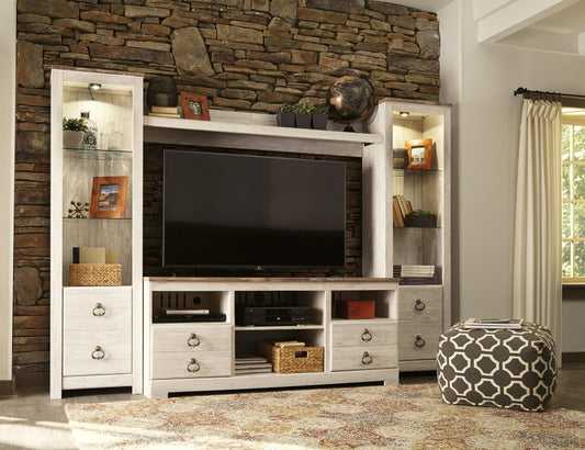 Willowton 4-Piece Entertainment Center - alternate view