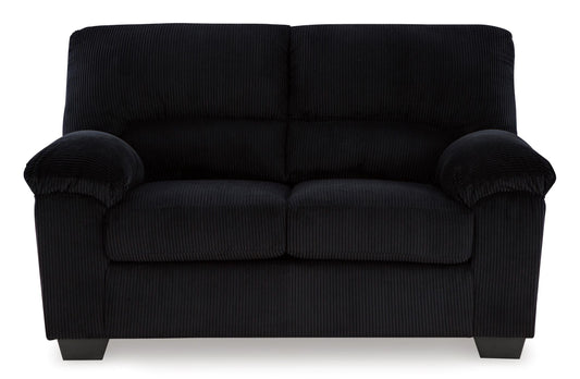 SimpleJoy Loveseat Onyx
