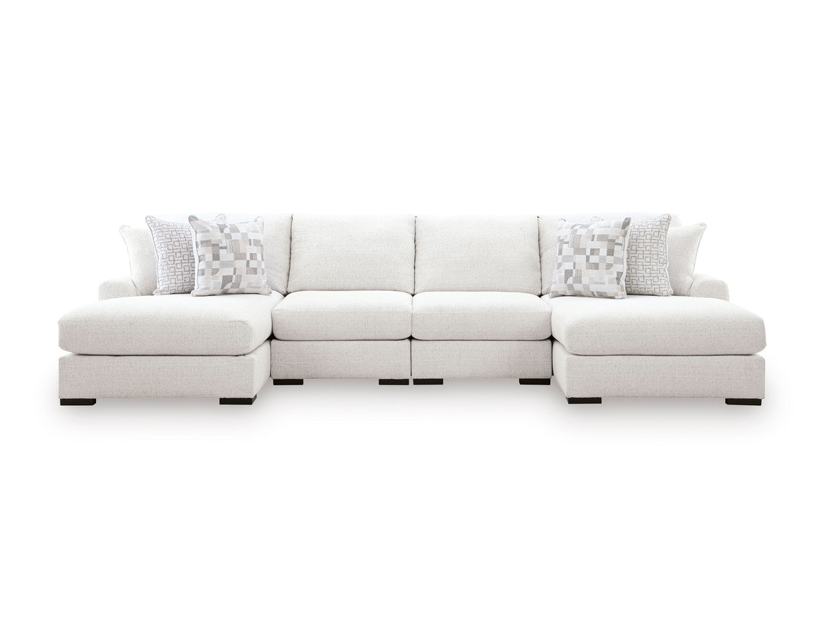Ashley Wynncroft Manor 4-Piece Double Chaise Sectional