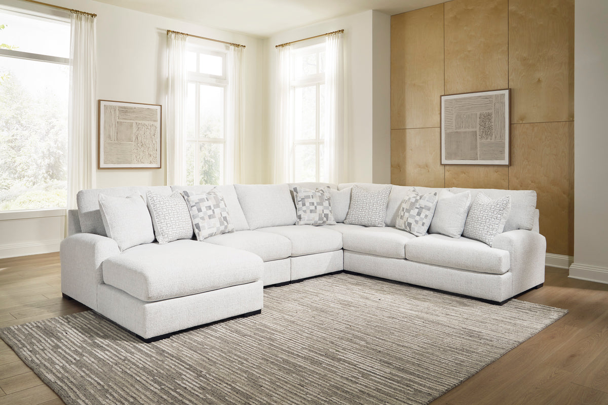 Ashley Wynncroft Manor 5-Piece Sectional with Chaise
