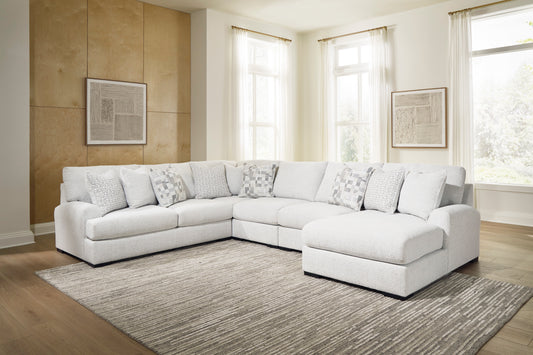 Ashley Wynncroft Manor 5-Piece Sectional with Chaise - alternate view