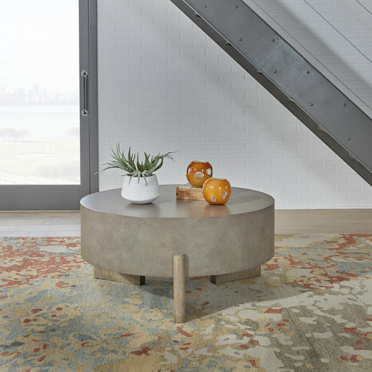 Abner Round Coffee Table - alternate view