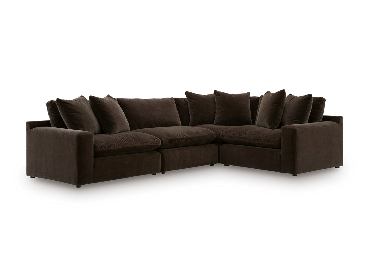 Ashley Maxton Heights 4-Piece Sectional Bittersweet