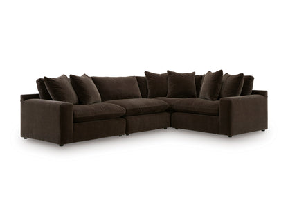 Ashley Maxton Heights 4-Piece Sectional Bittersweet