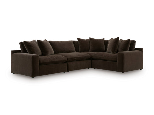 Ashley Maxton Heights 4-Piece Sectional Bittersweet