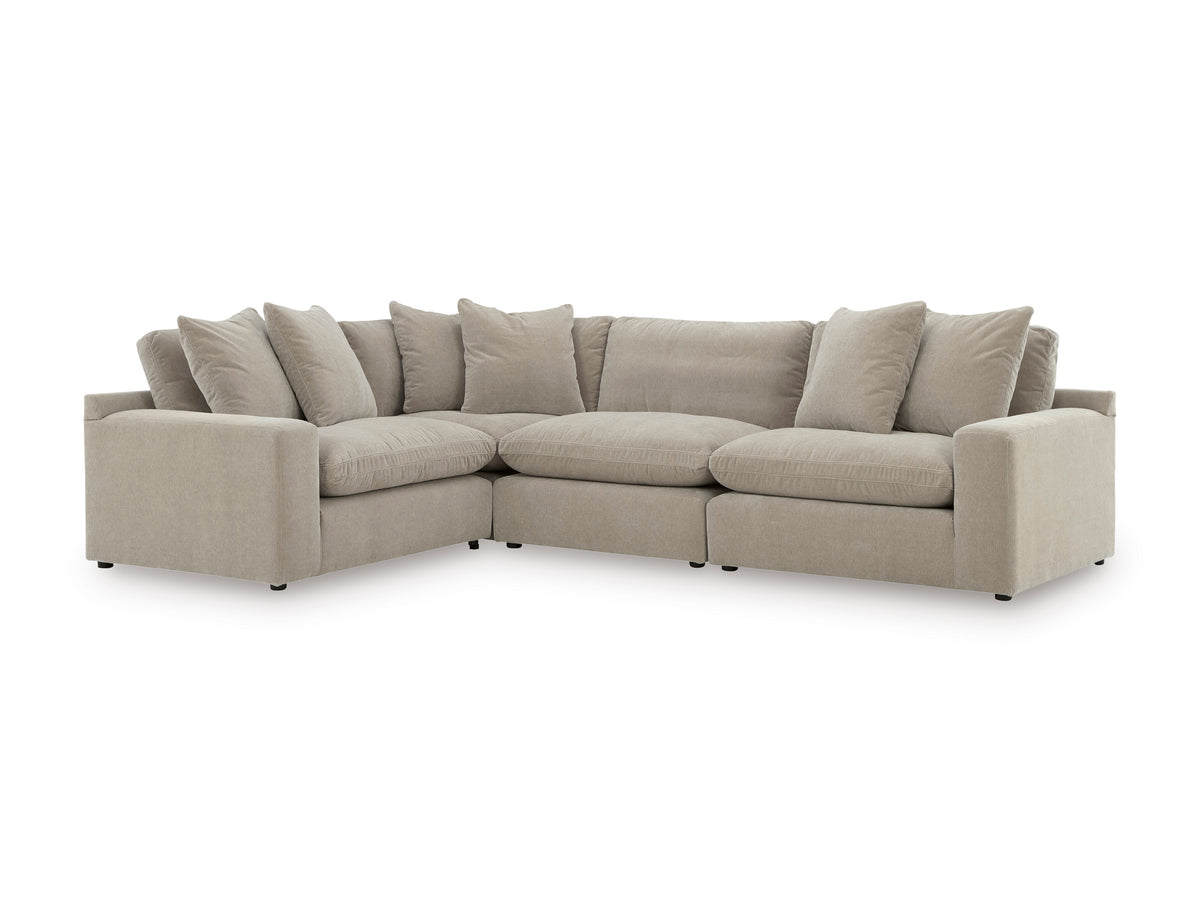 Ashley Maxton Heights 4-Piece Sectional Pebble
