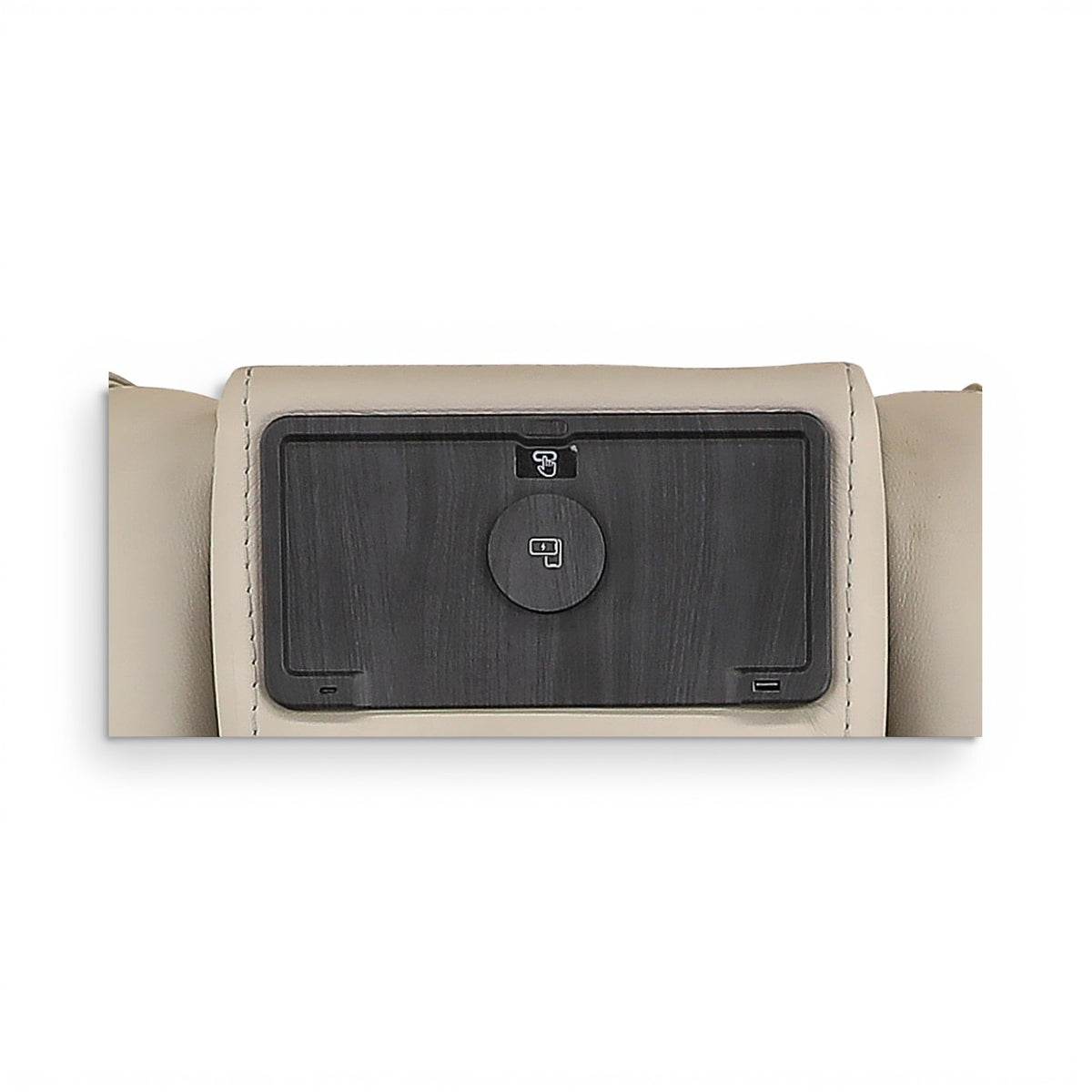 Phoenix Leather Power Reclining Console Loveseat