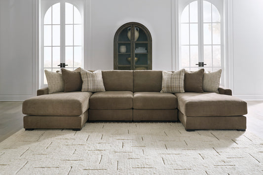 Ashley Camellia-Court 4-Piece Double Chaise Sectional - alternate view