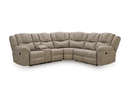 Ravenswaye 3-Piece Reclining Sectional with Console Left-Facing - alternate view