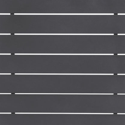 Argiope Outdoor Patio Bar Height Dining Table in Aluminum