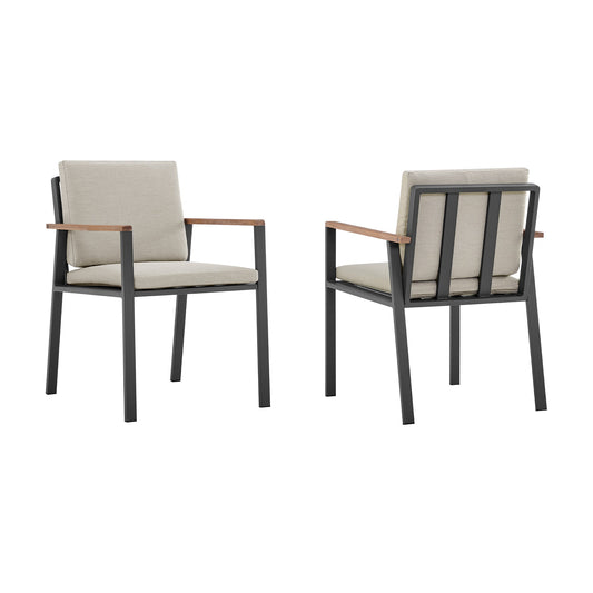 Nofi Outdoor Patio Dining Chair (Set of 2) - alternate view