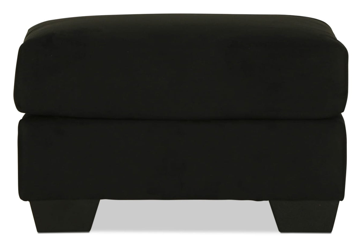 Darcy Ottoman Black